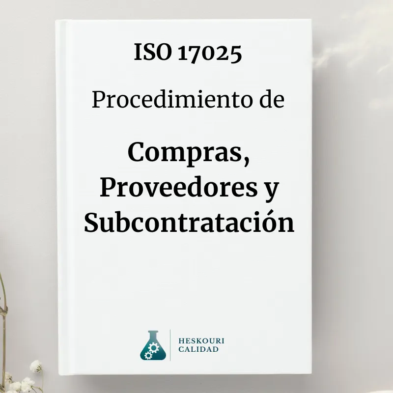 PNT Compras, Proveedores y Subcontratación ISO 17025