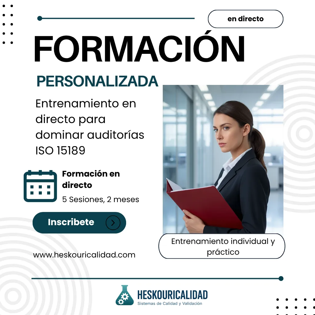 Mentoría individual - Entrenamiento Auditorías ISO 15189
